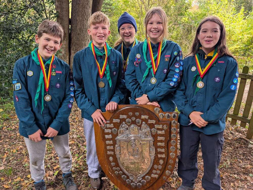 Scouts Retain District Hike Trophy